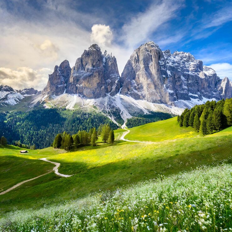 Foto foto de la montaña