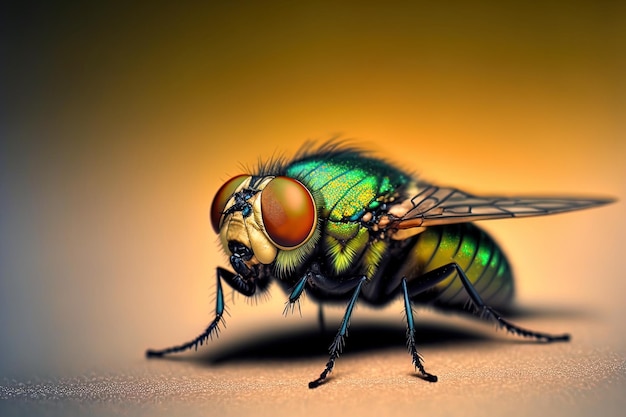 foto de una mosca domestica