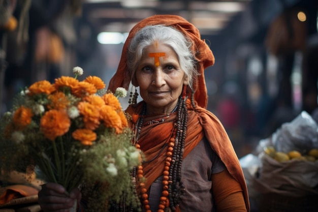 foto de mujer india