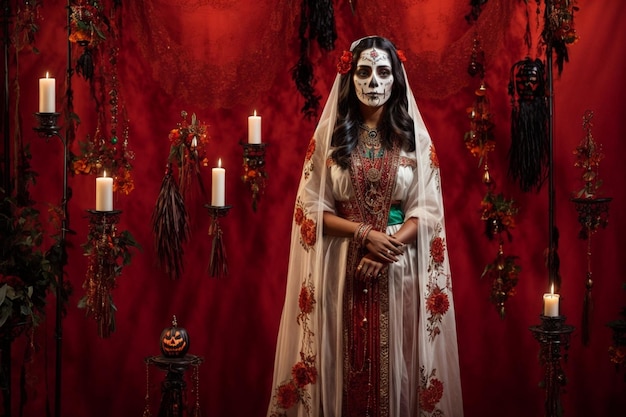 Foto foto mujer santa muerte