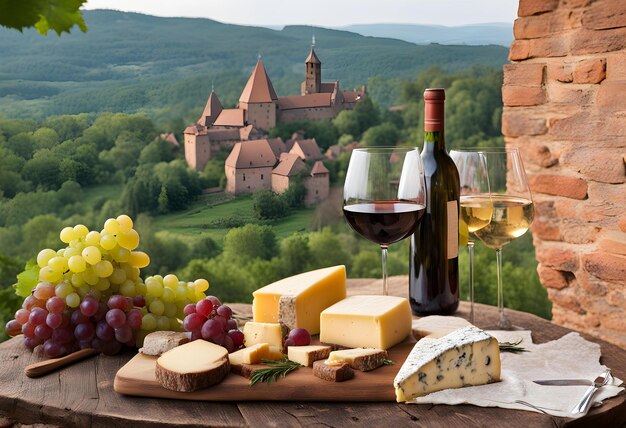 Foto muy diferente comida colorida comida paisaje buena foto hermosa comida comida se imágenes comida AI GEN