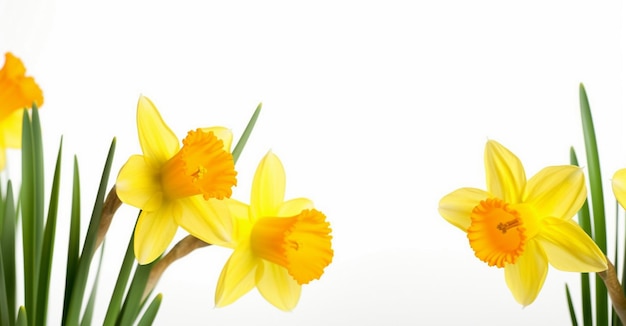 Una foto de narcisos con la palabra narcisos en la parte inferior