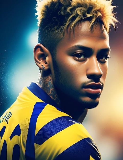 Foto una foto de neymar