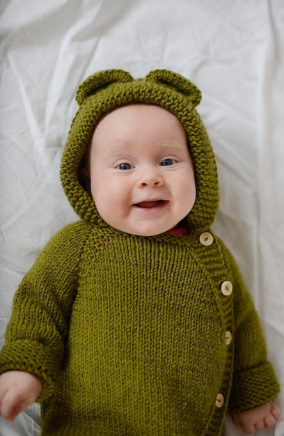 foto de una niña recién nacida