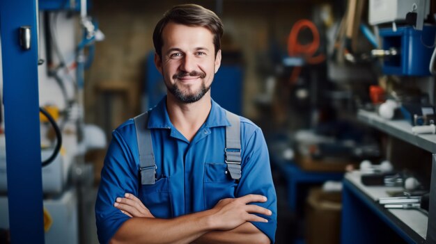 Foto no local de trabalho