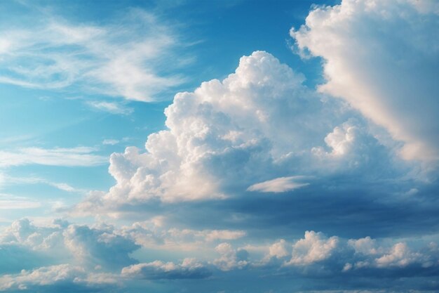 foto nube blanca en el cielo azul