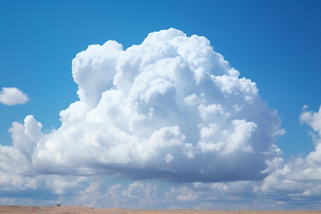 foto de una nube en el cielo azul