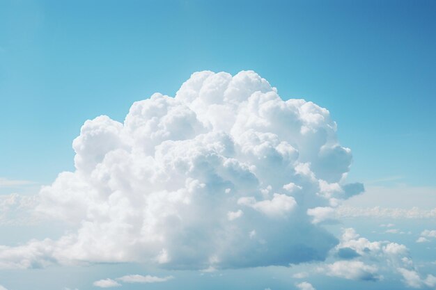 foto de una nube en el cielo azul