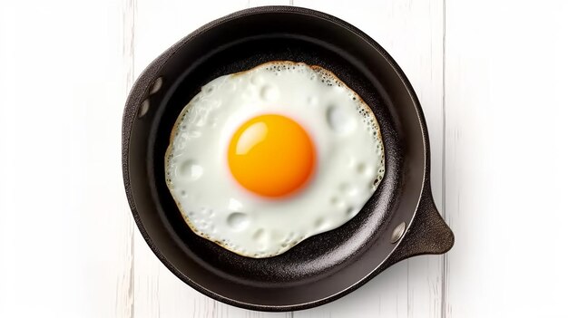 Foto de nutrición huevos fritos deliciosos para el desayuno de la mañana