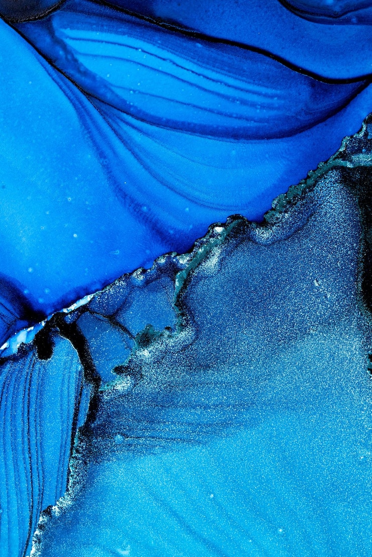 Foto foto original de obra de arte de tinta de mármore arte abstrata fotografia de alta resolução de pintura original exemplar a pintura abstrata foi pintada em textura de papel hq para criar um padrão de mármore suave