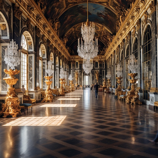 La foto del Palacio de Versalles atrae a los turistas