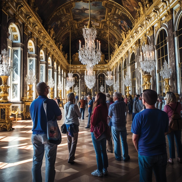 La foto del Palacio de Versalles atrae a los turistas