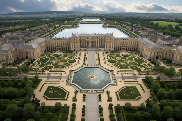 Foto del Palacio de Versalles en París Francia