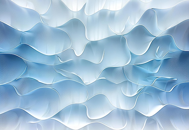 Foto de los patrones de curvas abstractas azules en el diseño de fondo
