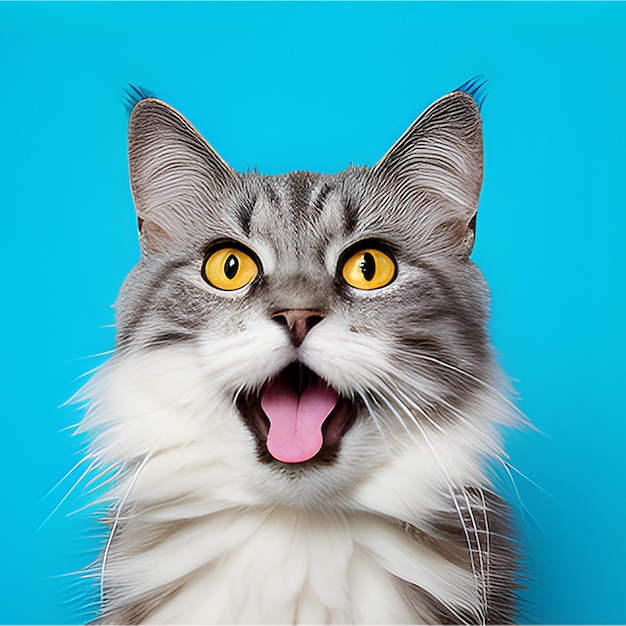 Una foto de un pequeño gato gris y lindo.