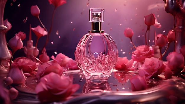 Foto de perfume elegante