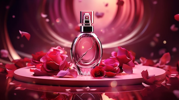 Foto de perfume elegante