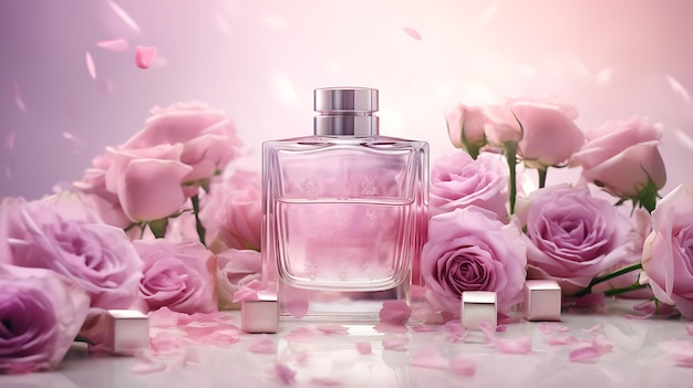 Foto de perfume elegante