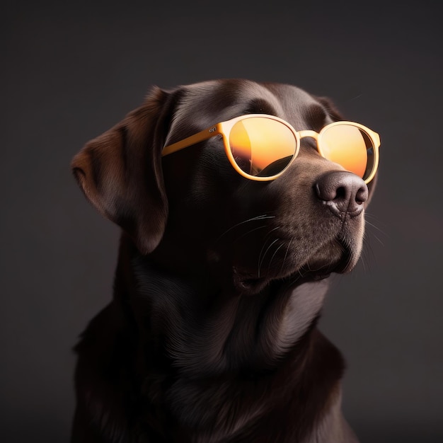 FOTO Un perro con gafas de sol