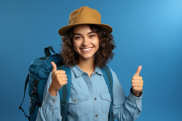 Foto de una persona con antecedentes aislados para publicidad