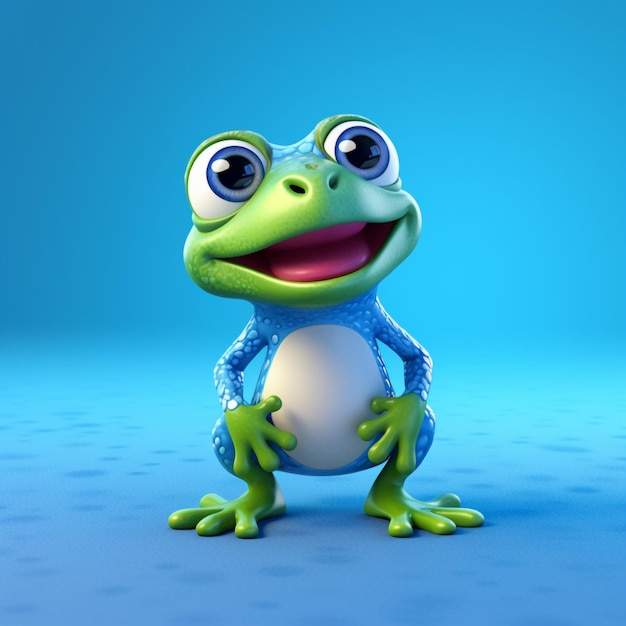 Foto de un personaje en 3D de la rana La vida secreta de un animal subestimado