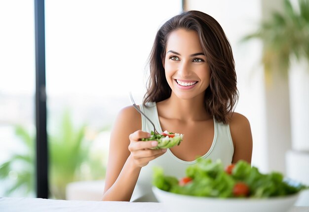 Foto foto de personas más jóvenes comiendo alimentos saludables y bebiendo jugos saludables