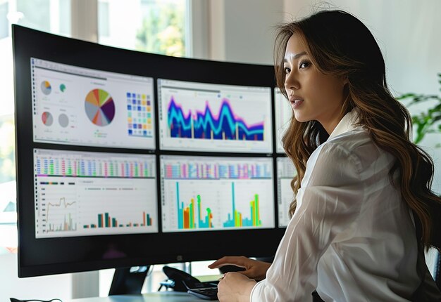 Foto foto de personas de negocios que trabajan con análisis de datos análisis financiero análisis de negocios