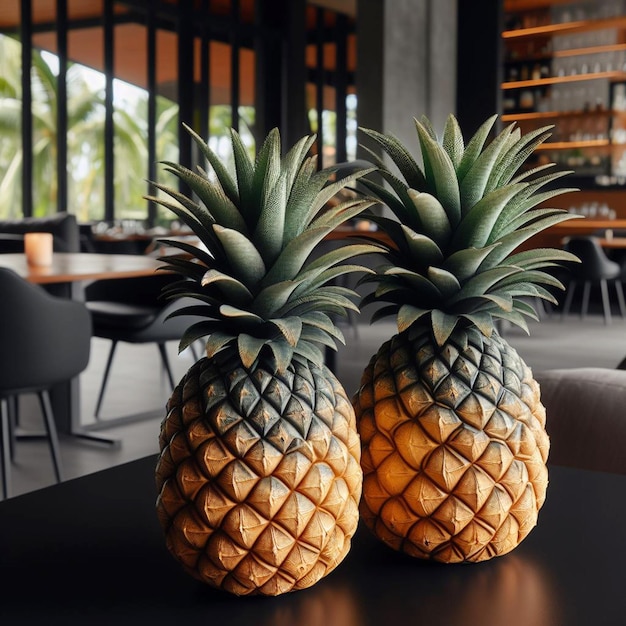 Foto de piña generada por Ai