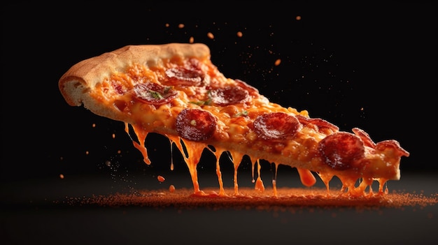 una foto de pizza