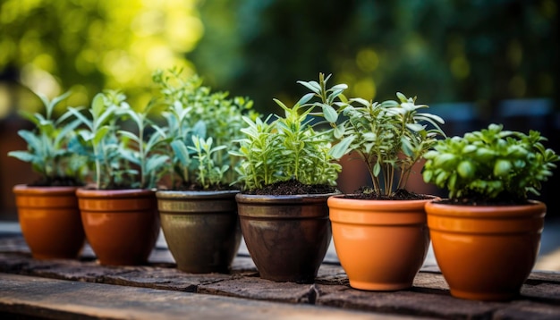 Foto de plantas de interior en maceta