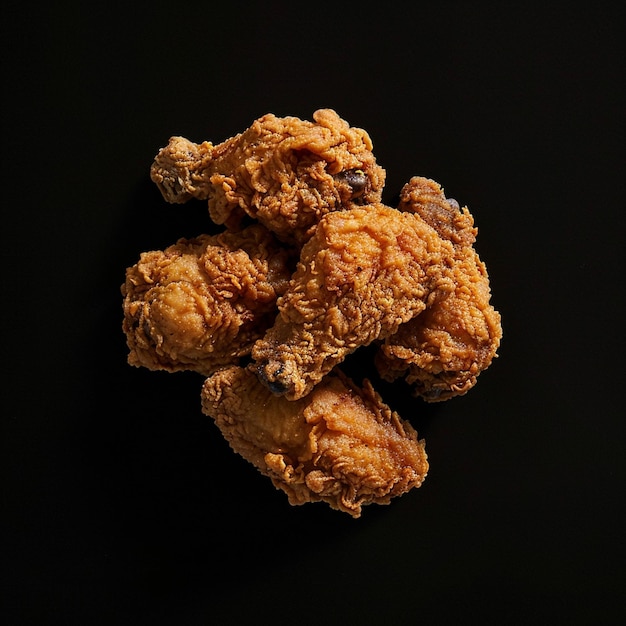 Una foto de pollo frito
