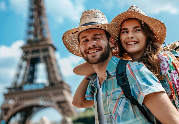 Foto-Porträt eines jungen schönen Reisepaar Ehemann und Frau lächeln, nehmen ein Selfie