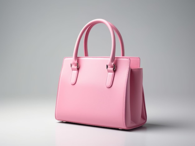 Foto Produkt der schönen und einfachen Mode rosa Handtasche Studio Foto