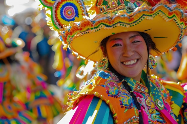 Foto profesional del carnaval de Oruro