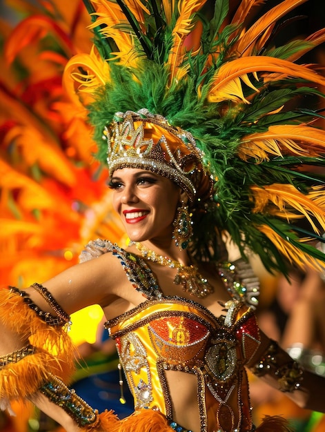 Foto foto profesional del carnaval de río