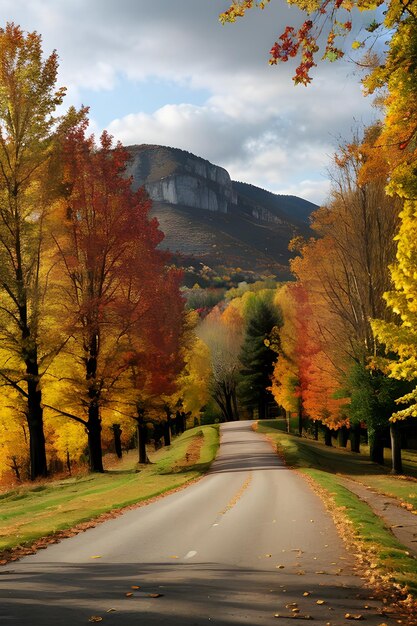 foto profesional de un paisaje de otoño