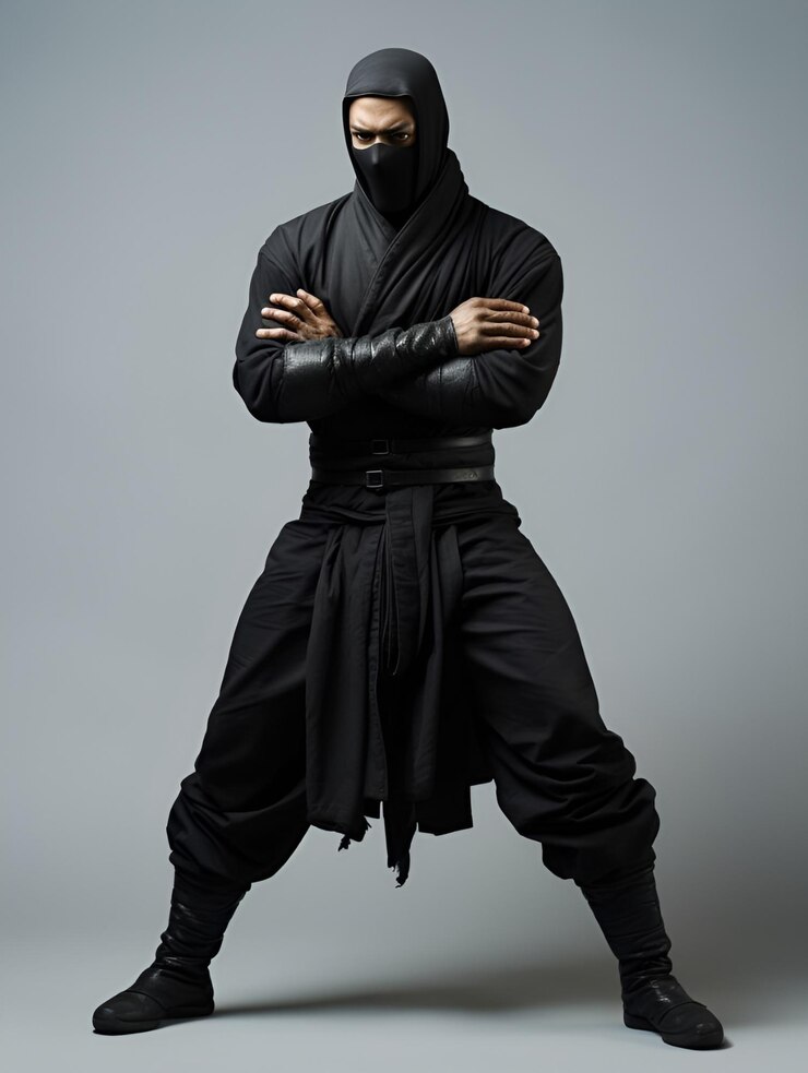 Foto foto profissional de um mestre de ninjutsu
