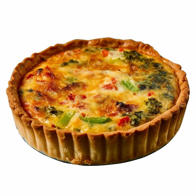 Foto de Quiche sin fondo con el fondo blanco