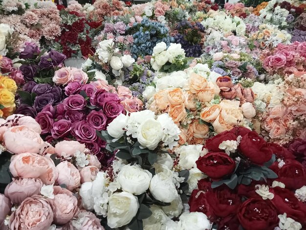 Foto foto de un ramo de flores para la boda