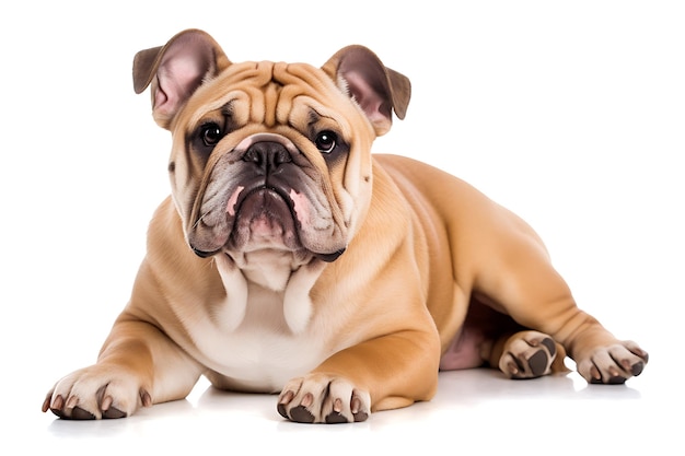 foto real de cachorro bulldog foto hd