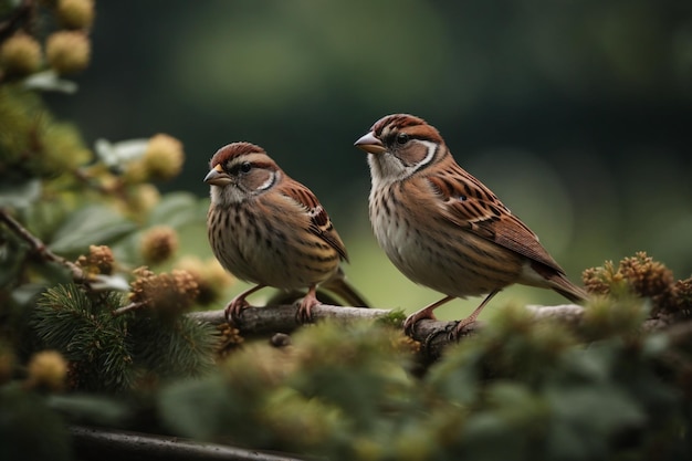 Foto real de pardais