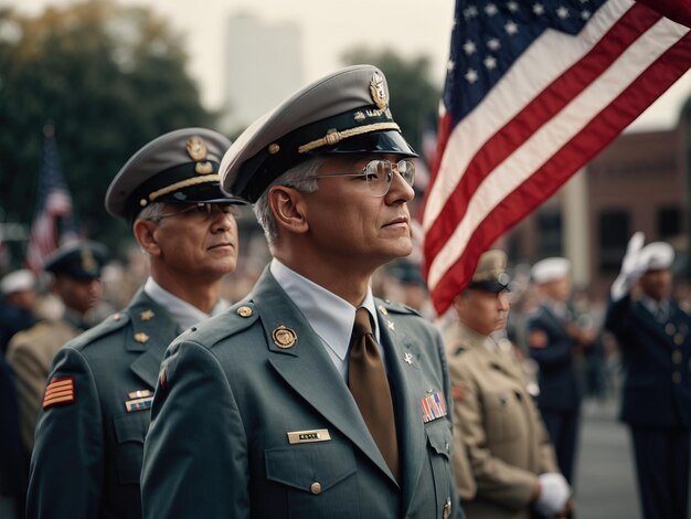 Foto foto real del día de los veteranos