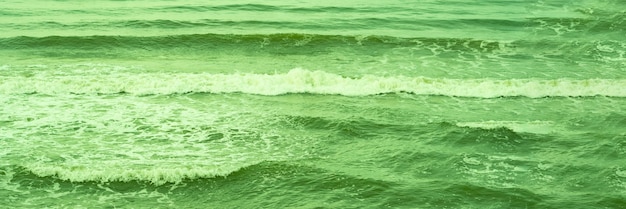 Foto real mar agua olas fondo abstracto naturaleza poder verde brillante más tono en stock