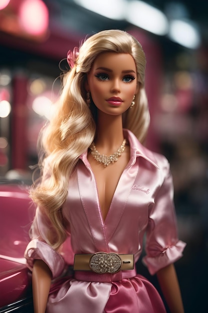 Foto Real Rosa BARBIE