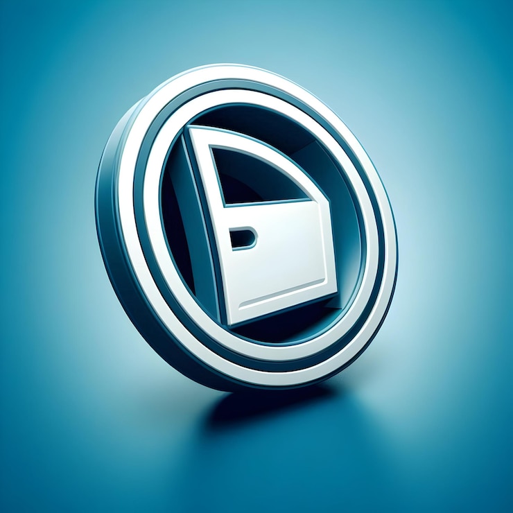 Foto foto realista como icono de la puerta del coche con espacio de copia en un fondo azul concepto como una imagen vectorial de un