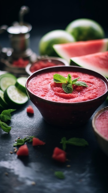 Foto Receta Gazpacho Sandía