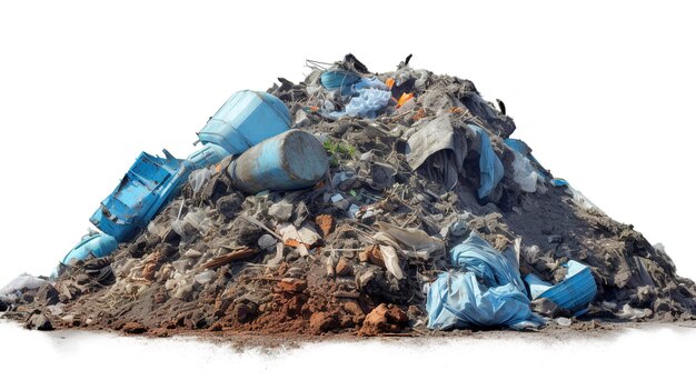 Una foto del reciclaje a granel en los vertederos