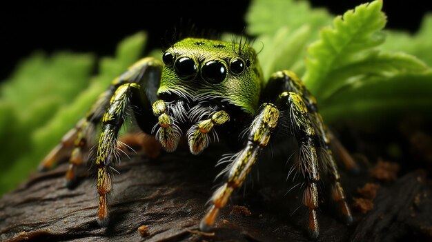 Foto renderizada en 3D de una araña