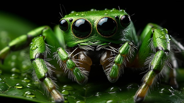 Foto renderizada en 3D de una araña