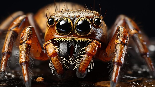 Foto renderizada en 3D de una araña